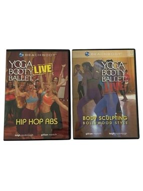 Beachbody Yoga Booty Ballet DVD Set Hip Hop Abs & Body Sculpting Bollywood Style